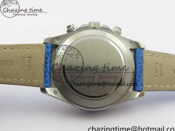 MiroTime 0215 Elegant Daytona 116519 OXF Best Edition Blue Dial on Blue Leather Strap A 3073